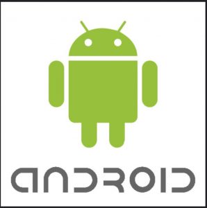 green android logo on white background
