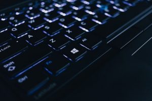 Black windows keyboard