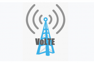 Cellular tower graphic with VoLTE in text on top