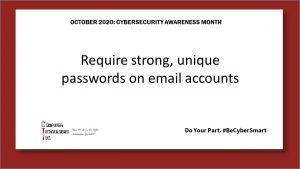 Cybersecurity Awareness Month: Password Management