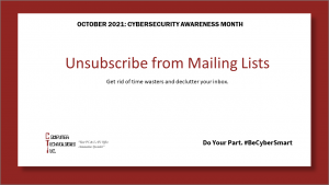 Unsubscribe from Mailing Lists    
