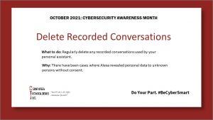 Delete Recorded Conversations