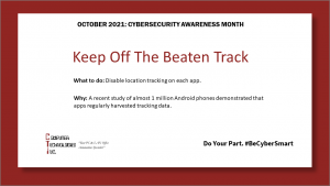 Keep Off The Beaten Track