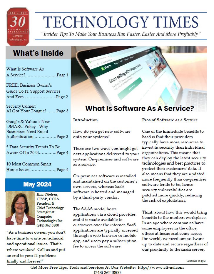 Technology Times Newsletter Library | Computer Technologies