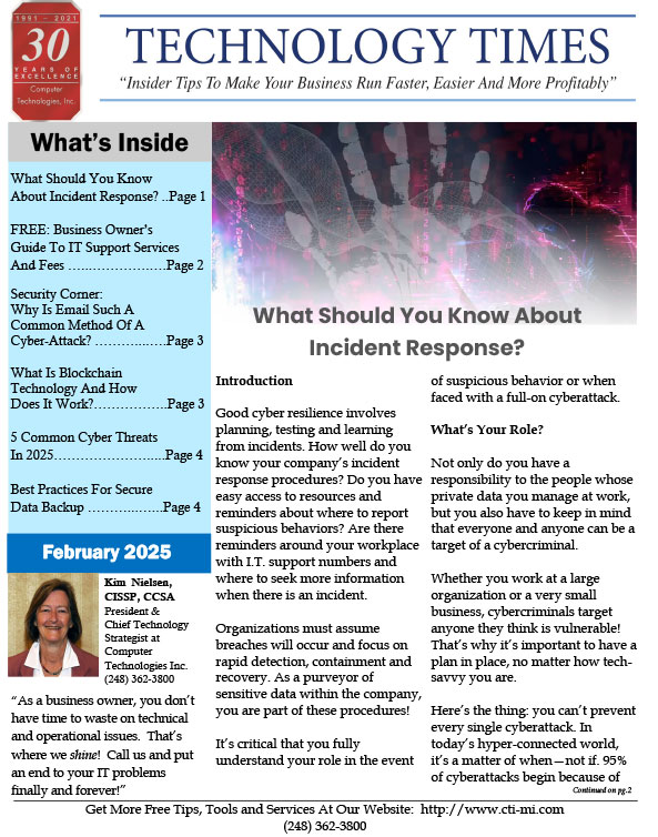 Technology Times Newsletter Library | Computer Technologies
