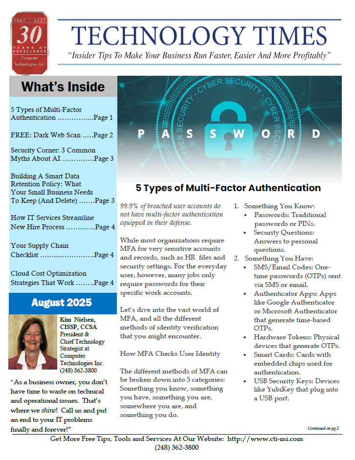 technology times August 2025